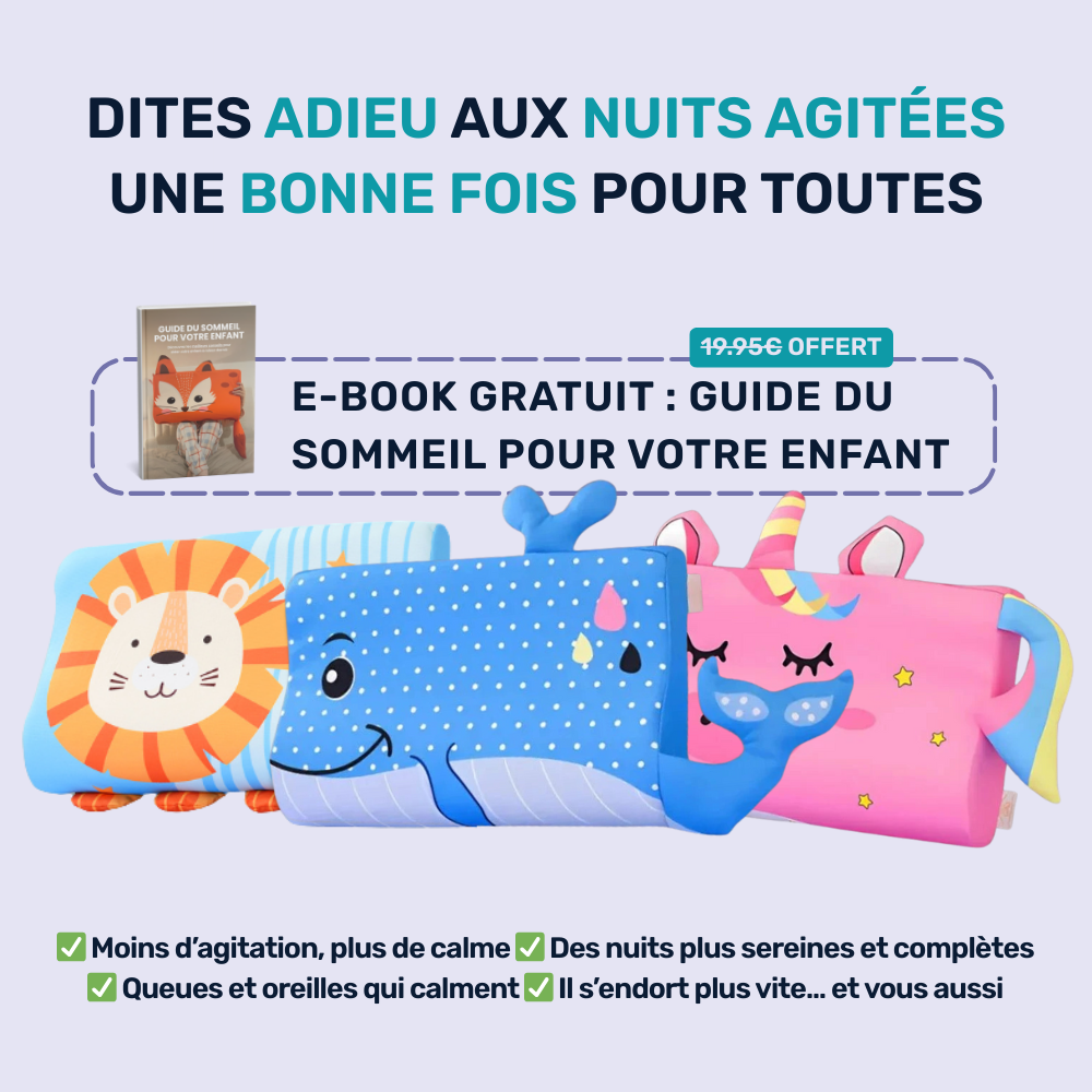 Oreiller apaisant enfant pour un sommeil calme