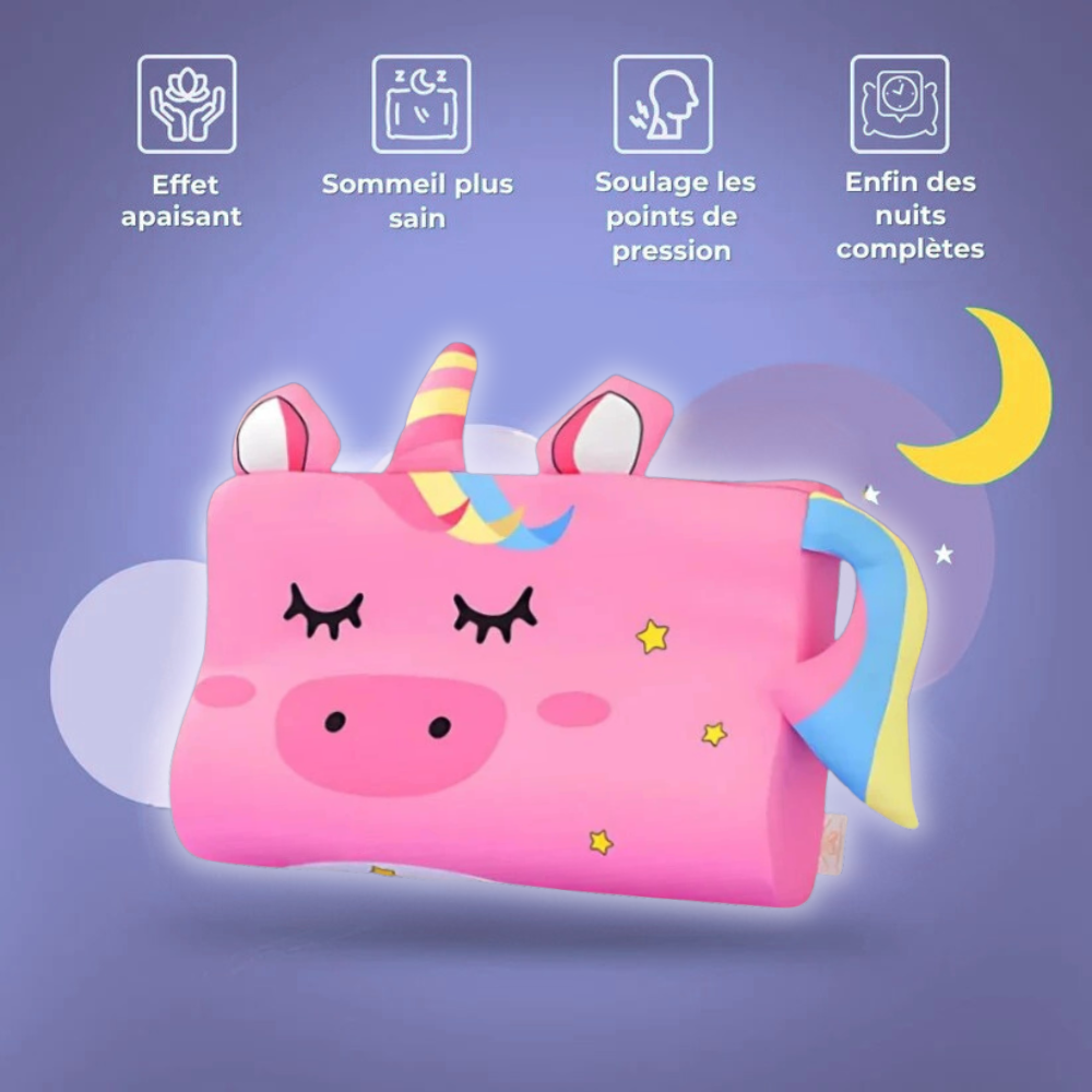 Oreiller apaisant enfant pour un sommeil calme