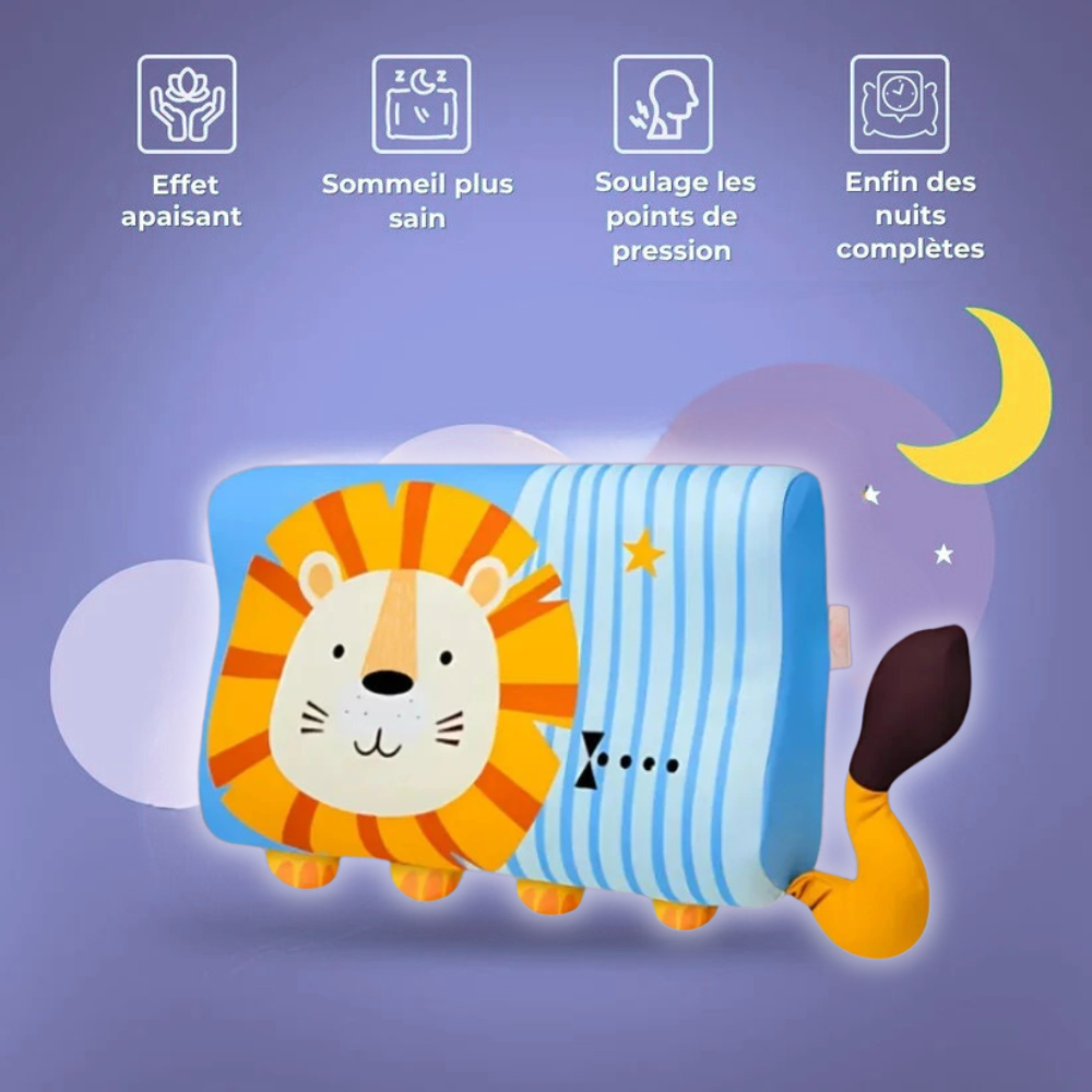 Oreiller apaisant enfant pour un sommeil calme