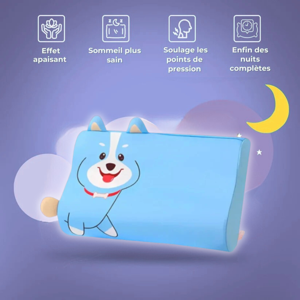 Oreiller apaisant enfant pour un sommeil calme