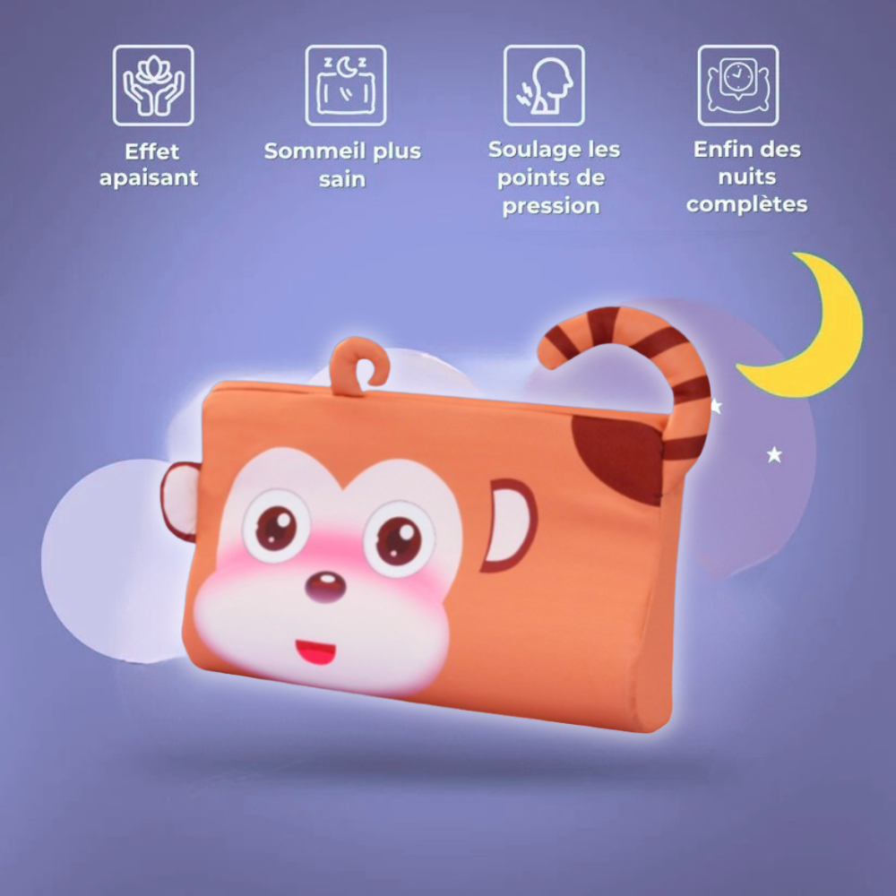 Oreiller apaisant enfant pour un sommeil calme