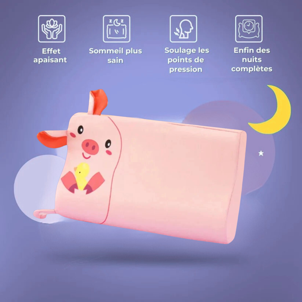 Oreiller apaisant enfant pour un sommeil calme