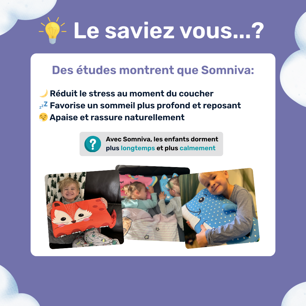 Oreiller apaisant enfant pour un sommeil calme