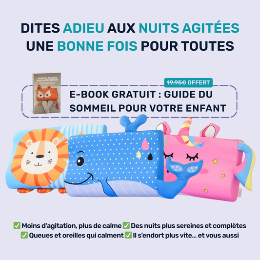 Oreiller apaisant enfant pour un sommeil calme
