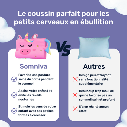 Oreiller apaisant enfant pour un sommeil calme